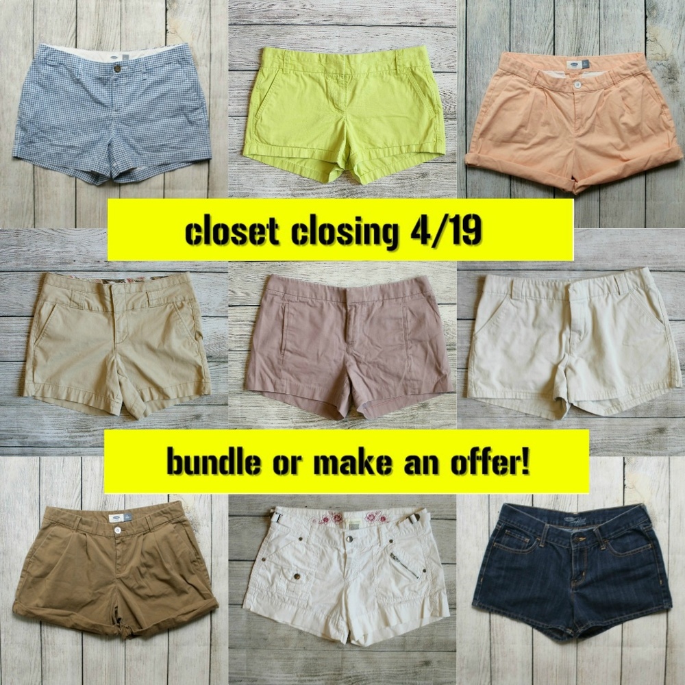 Size 4 Shorts Bundle! Gap, J.Crew, Old Navy
